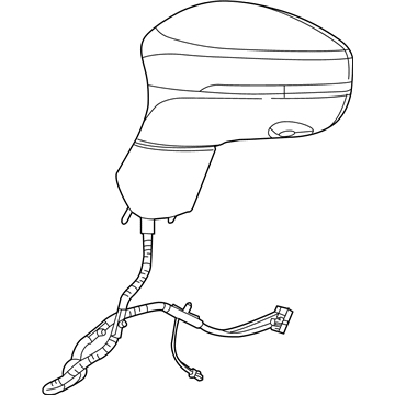 2020 Chrysler Voyager Car Mirror - 6WZ11GUVAA