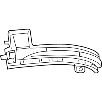 Mopar 68318296AA Signal Lamp, Center Passenger Side