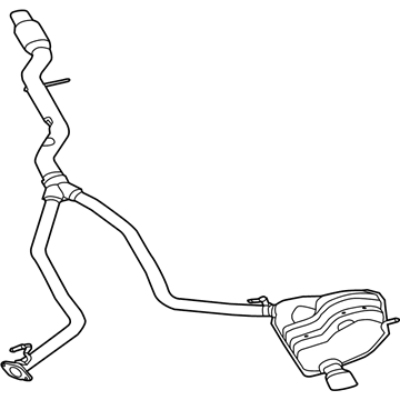 Jeep Grand Cherokee Muffler - 68289199AA