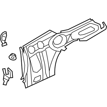 Mopar 4389896AJ Reinforcement Panel, Passenger Side