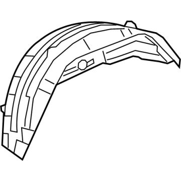 Jeep 68270817AD Wheelhouse Liner