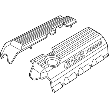 Mopar 5038543AE Engine Cover, Driver Side