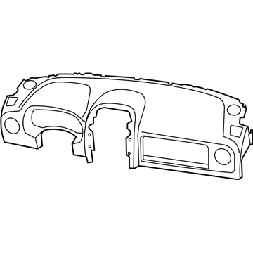 Mopar 5LN371DVAE Instrument Panel