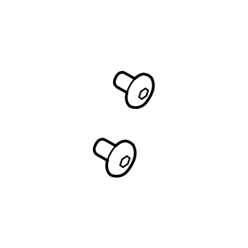 Jeep 6509799AA Fender Liner Nut