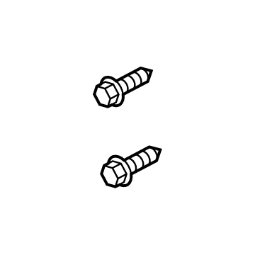 Jeep 6511867AA Fender Mounting Bracket Screw