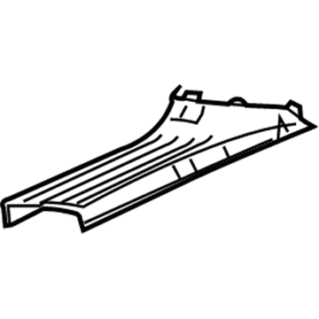 Mopar 5SP27DX9AF Scuff Plate, Black, Rear Driver Side