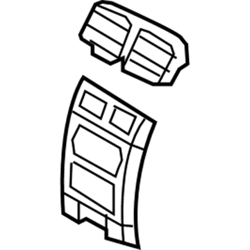 Mopar 5KR351DBAA Column Cover, Center