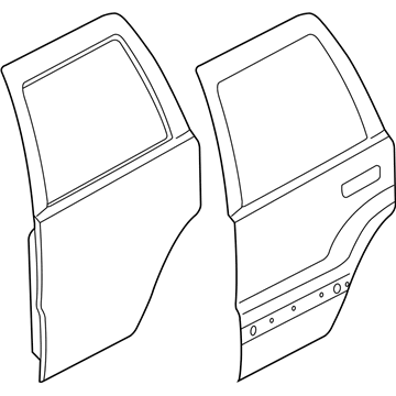 Dodge 55369480AP Door Shell