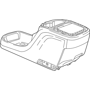 Chrysler Voyager Center Console Base - 6WX962D2AB