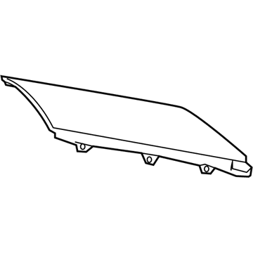 Chrysler 68127966AA Rear Glass