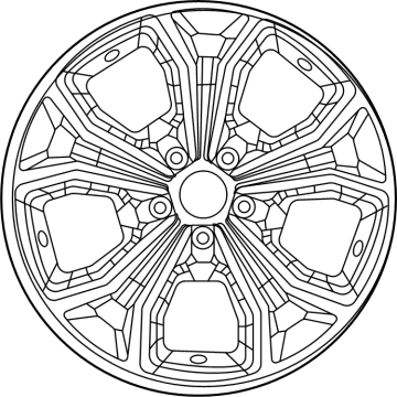 Dodge 68620095AA Wheel, Alloy