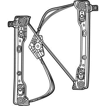 Jeep Grand Cherokee L Window Regulator - 68499667AA