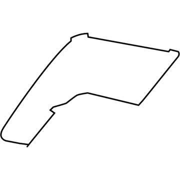 Dodge 68301072AA Sunroof Glass