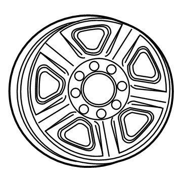 Ram 1UD26SZ0AC Wheel, Steel