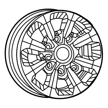 Ram 6CV282XFAA Wheel, Alloy