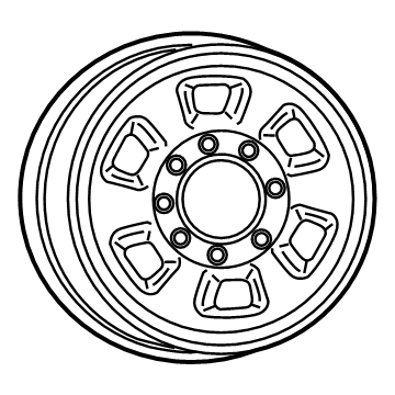 Ram 4726268AA Wheel, Spare