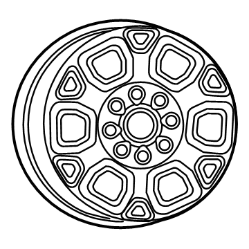 Ram 6MS02AAAAA Wheel, Alloy