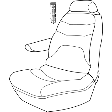 Mopar WE611J3AA Seat Assembly, Front Driver Side