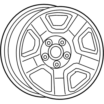 Jeep 5VH22RXFAB Wheel, Steel