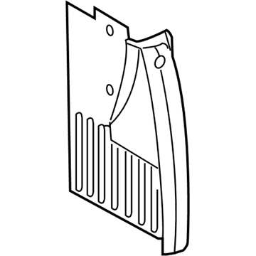 Mopar 5132505AA Splash Guard, Rear Driver Side