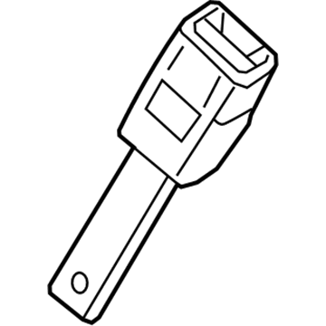Dodge 6MS001X9AA Buckle End