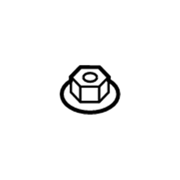 Ram 68134490AA Lower Control Arm Nut