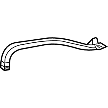 Mopar 68104362AA Upper Duct, Passenger Side