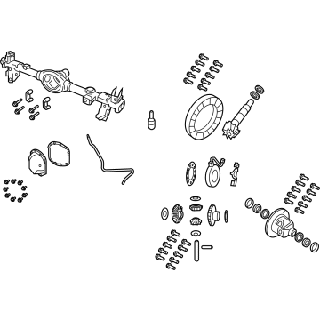 Jeep 68401360AD Axle Assembly