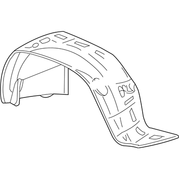 Mopar 55156790AD Fender Liner, Front