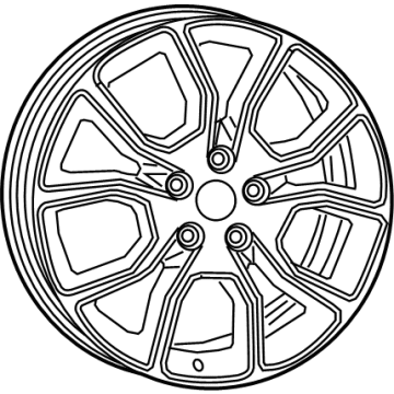 Dodge 6QP26RNWAA Wheel, Alloy