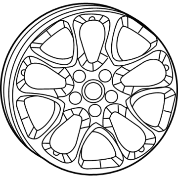 Dodge 68503020AA Wheel, Alloy