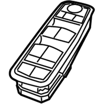 Mopar 68084001AD Window Switch, Front Driver Side