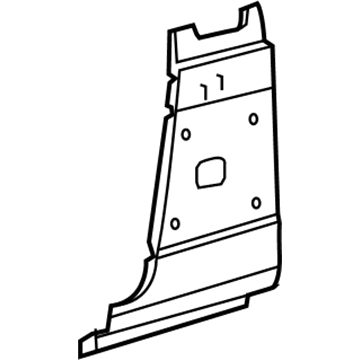 Ram 68214161AB Center Pillar