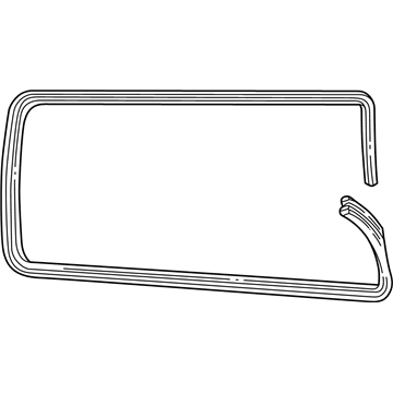 1999 Dodge Ram Wagon Weather Strip - 4354949