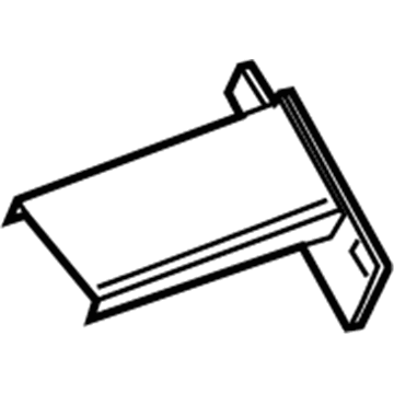 Mopar 68096086AB End Cap, Front Lower Passenger Side