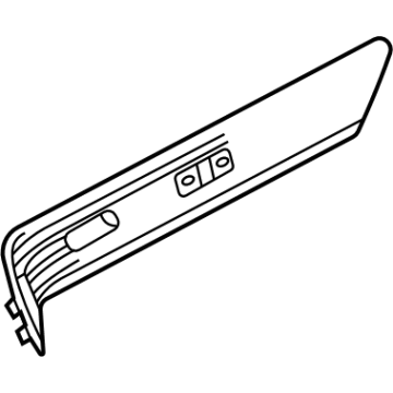 Mopar 6UN10TX7AA Applique, Rear Lower Passenger Side
