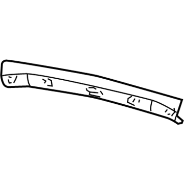 Mopar TW50TL2AE Rear Header Trim