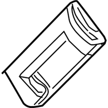 Mopar XZ481L2AA Grip Handle, Rear Passenger Side