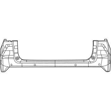 Jeep 68580795AA Bumper Cover