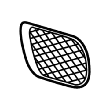 Mopar 68321562AB Outer Grille, Front Lower Passenger Side