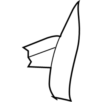 Mopar 5166476AA Seat Back Pad, Front Passenger Side