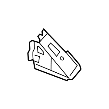 Mopar 68164714AA Reinforcement, Rear Passenger Side