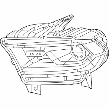 Dodge 68433776AF Headlamp Assembly