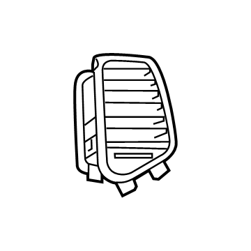 Mopar 5MT20DX9AB Air Outlet, Center Passenger Side