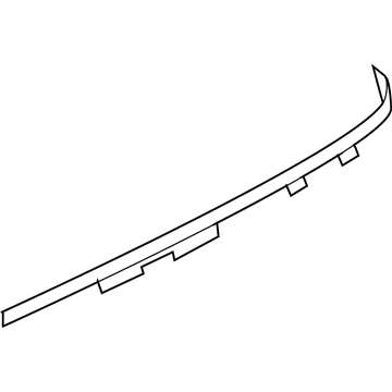 Mopar 5067152AG Belt Weatherstrip, Rear Passenger Side