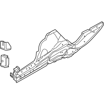 Jeep 68224808AA Apron/Rail Assembly