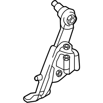 Mopar 5LA64DX9AB Height Adjuster, Black, Front