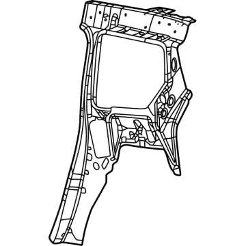 Jeep 68576510AB Inner Quarter Panel