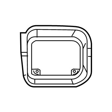 Mopar 68246208AA Reinforcement, Rear Passenger Side