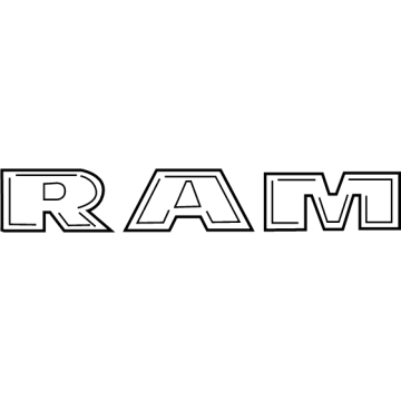 2023 Ram 1500 Emblem - 68568439AA